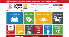 Desktop Screenshot of krausetoyota.com